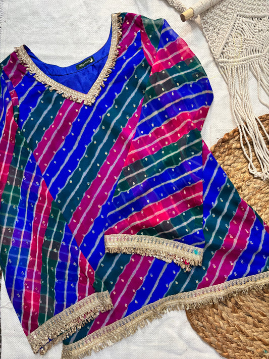 Leher – Lehriya Short Kurta