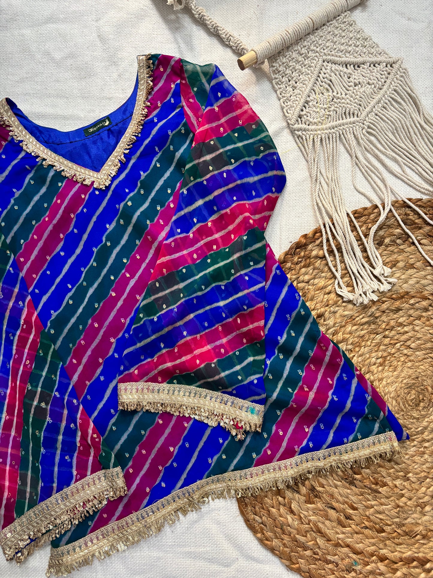 Leher –  Lehriya Short Kurta