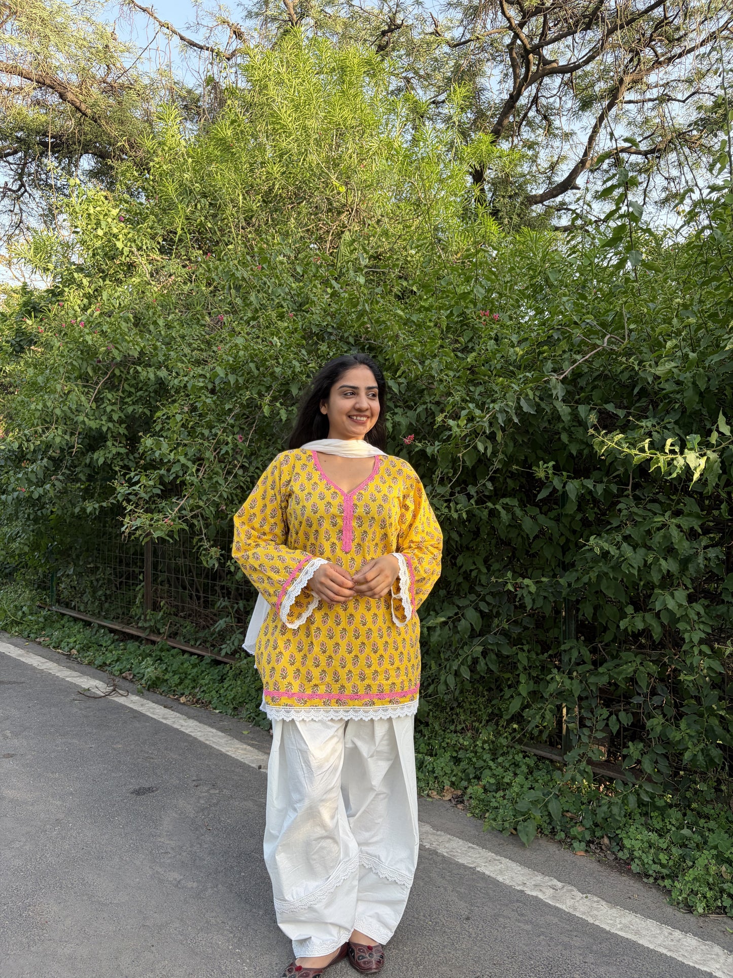Yellow kurta set