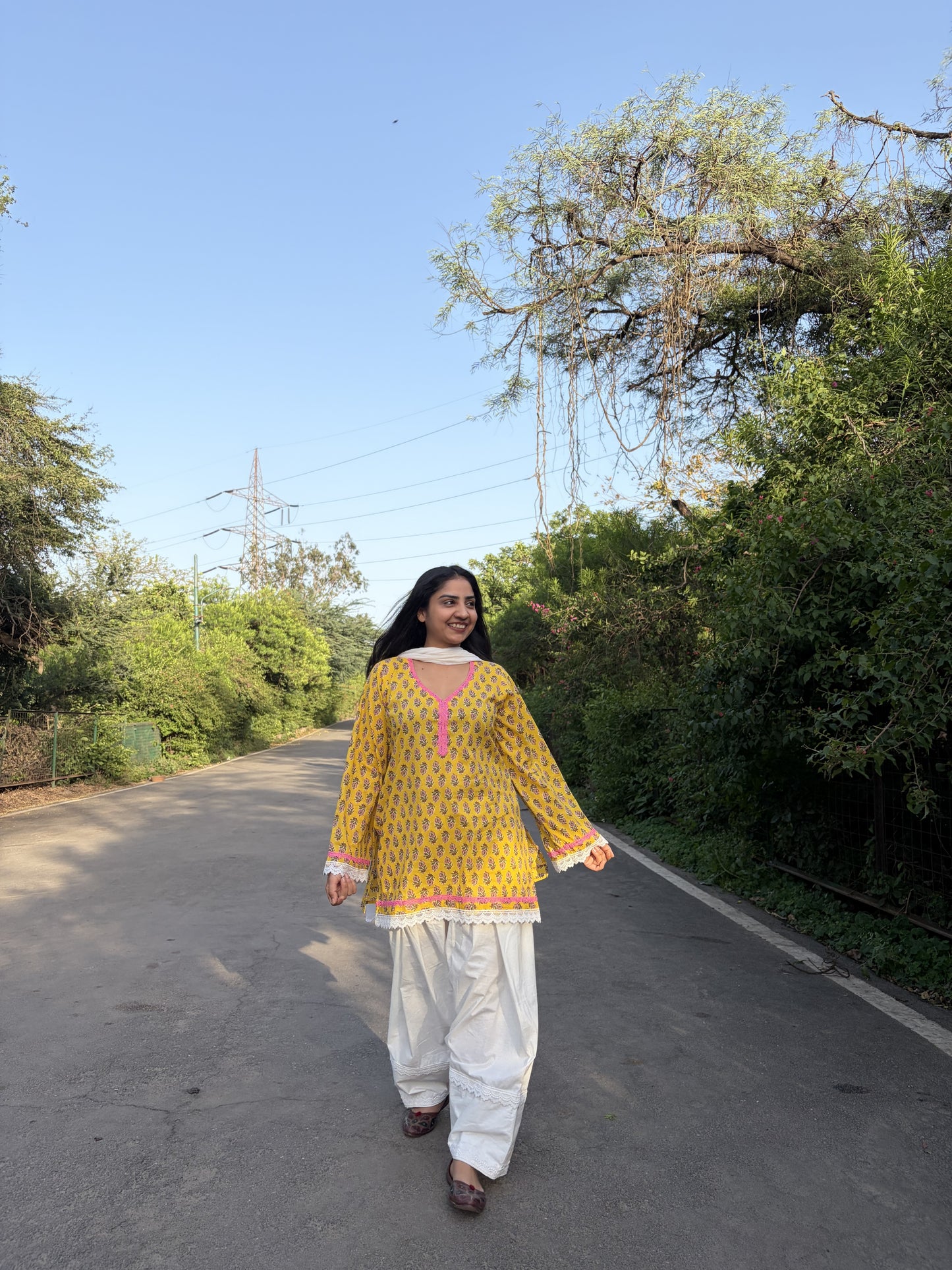 Yellow kurta set
