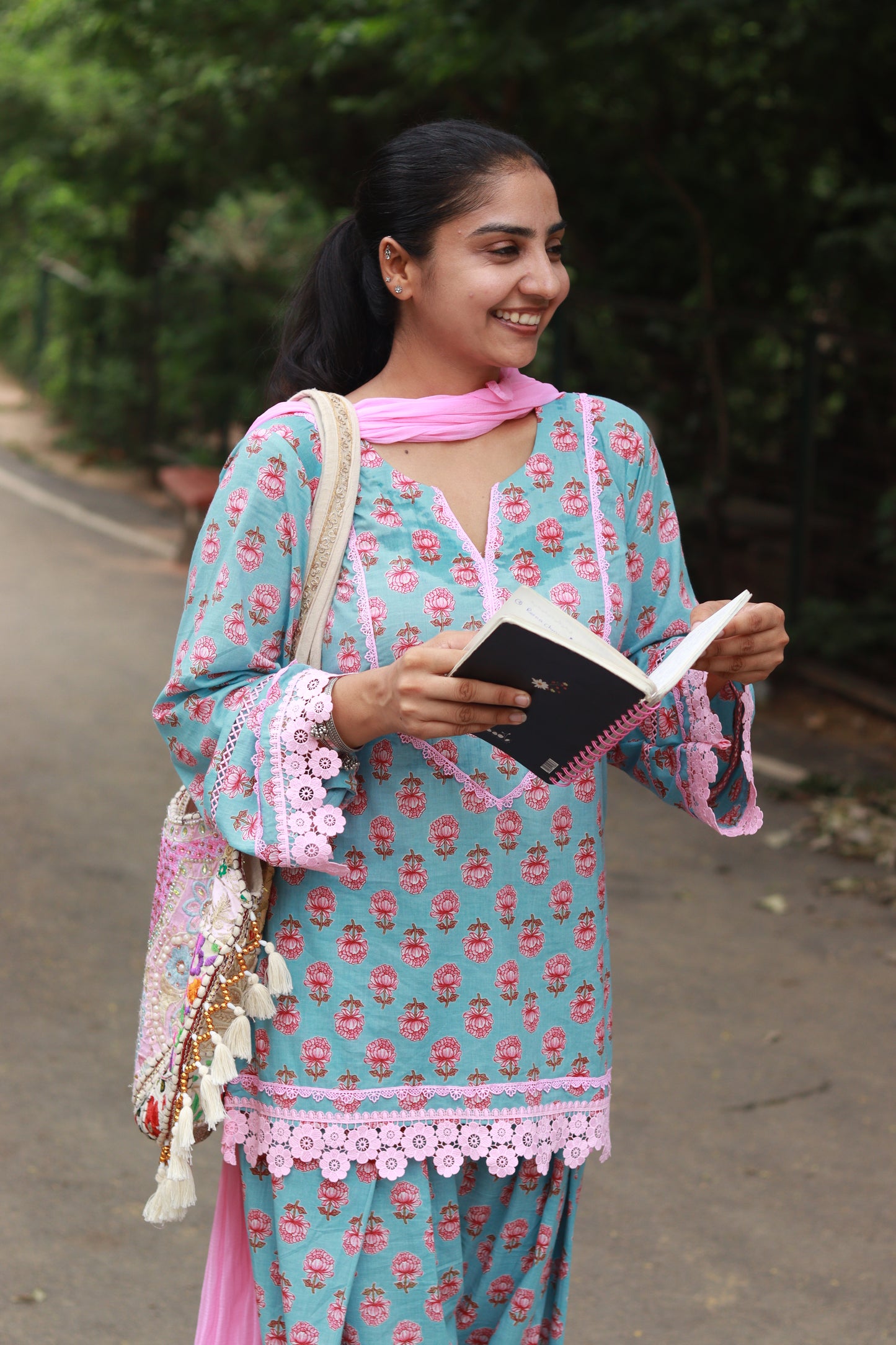 Blue kurta set