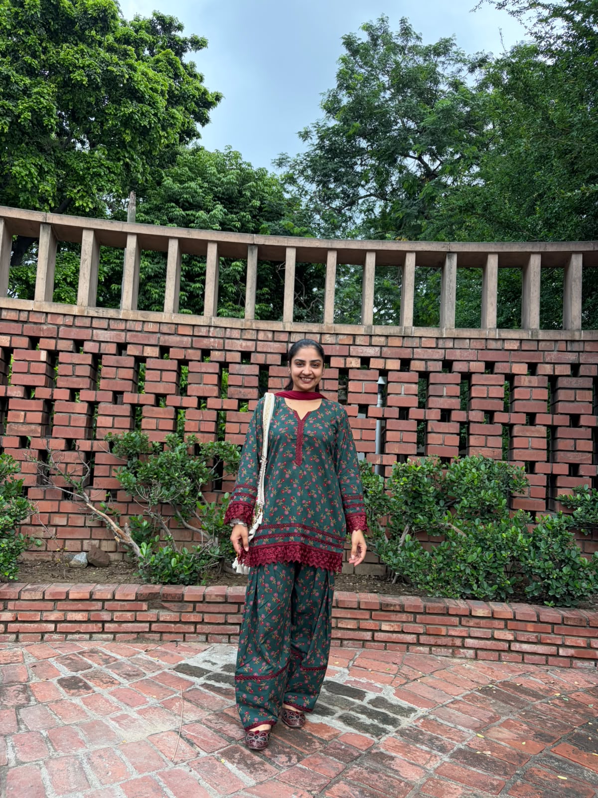 Green farshi kurta set