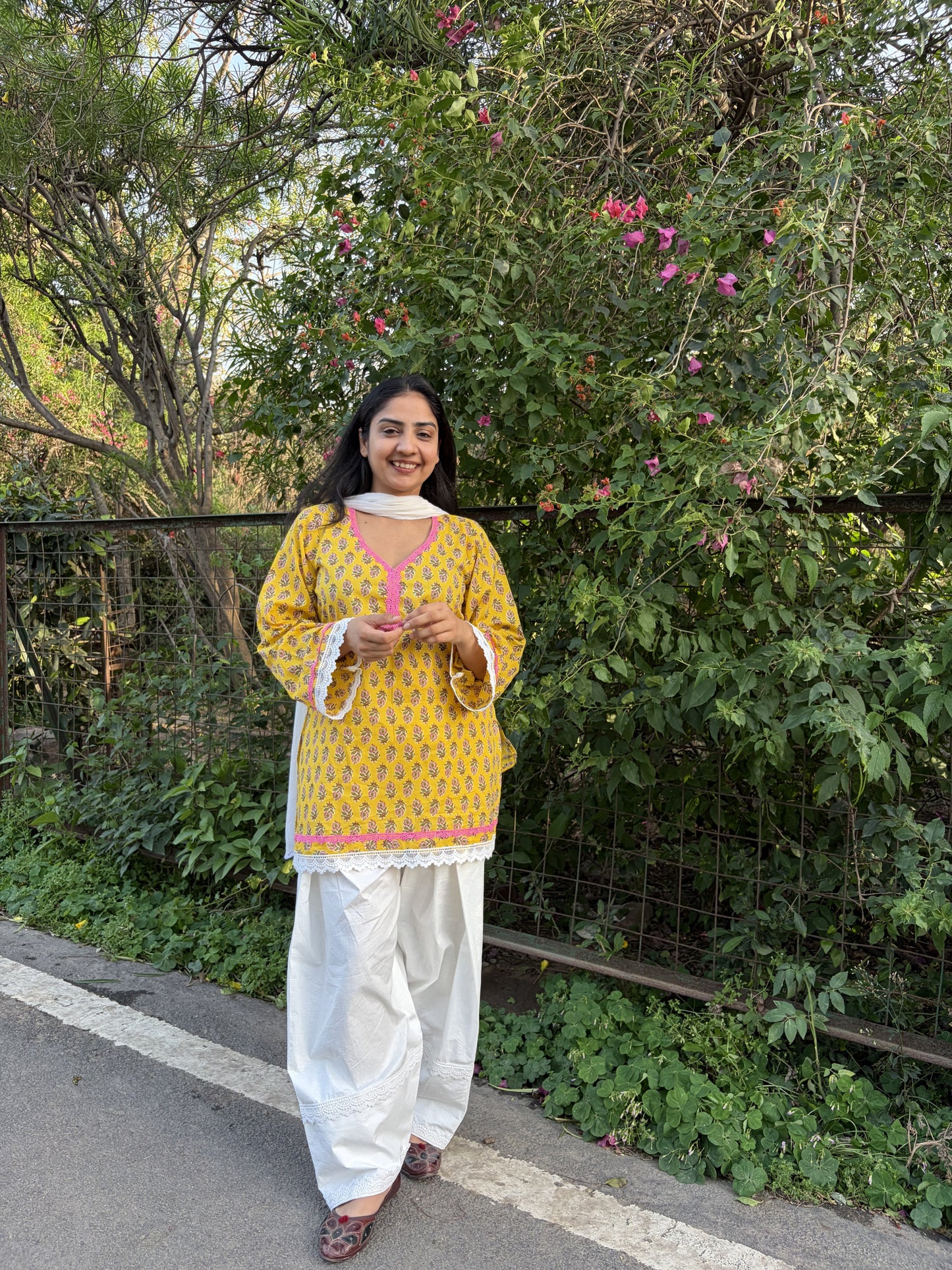 Yellow kurta set