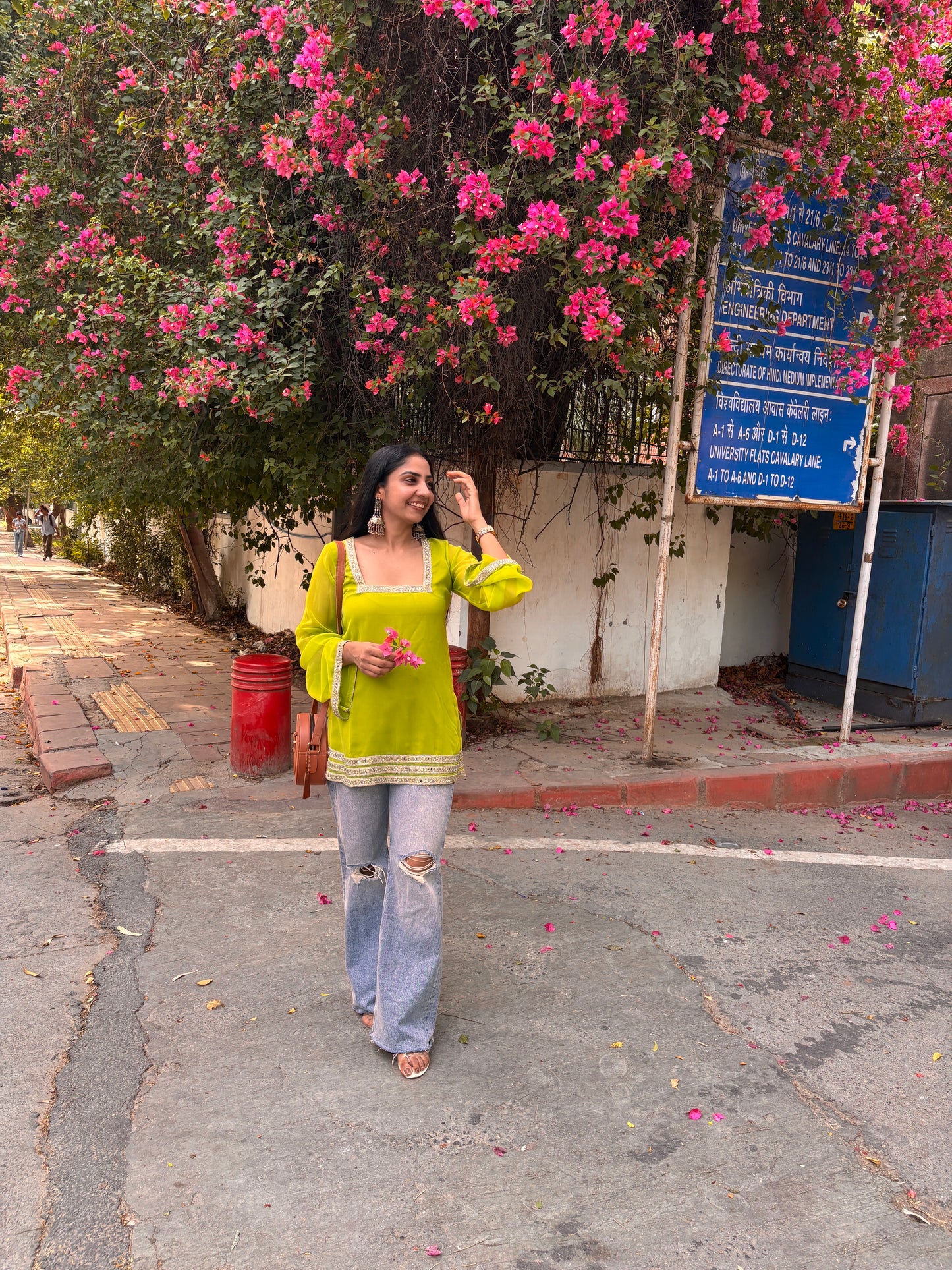 Noor- solid Georgette short kurti