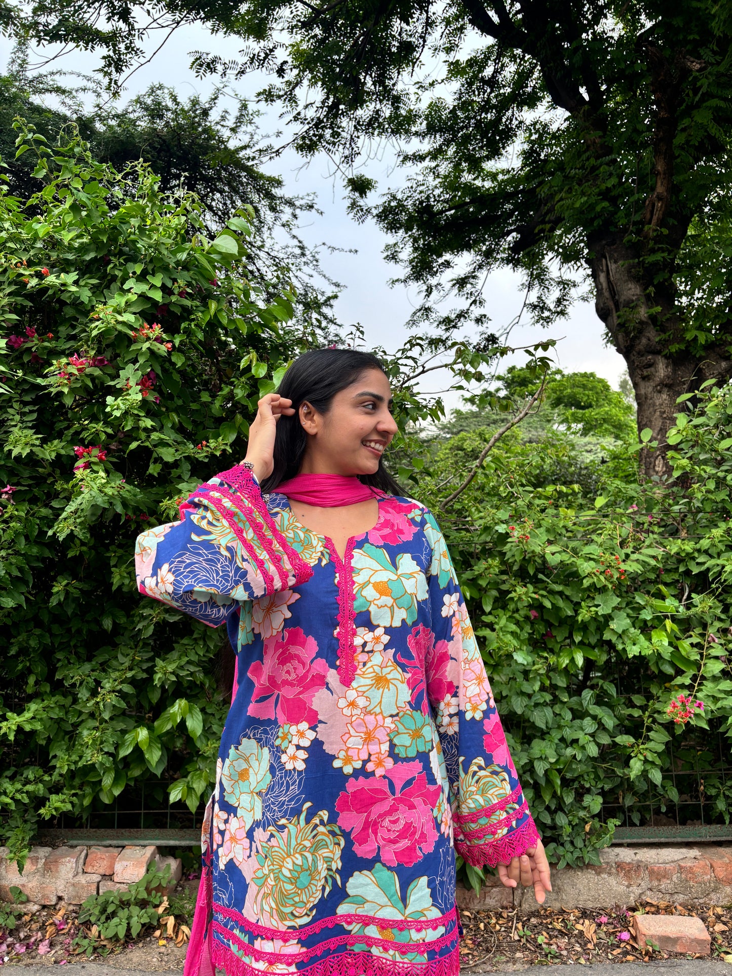 Floral kurta set