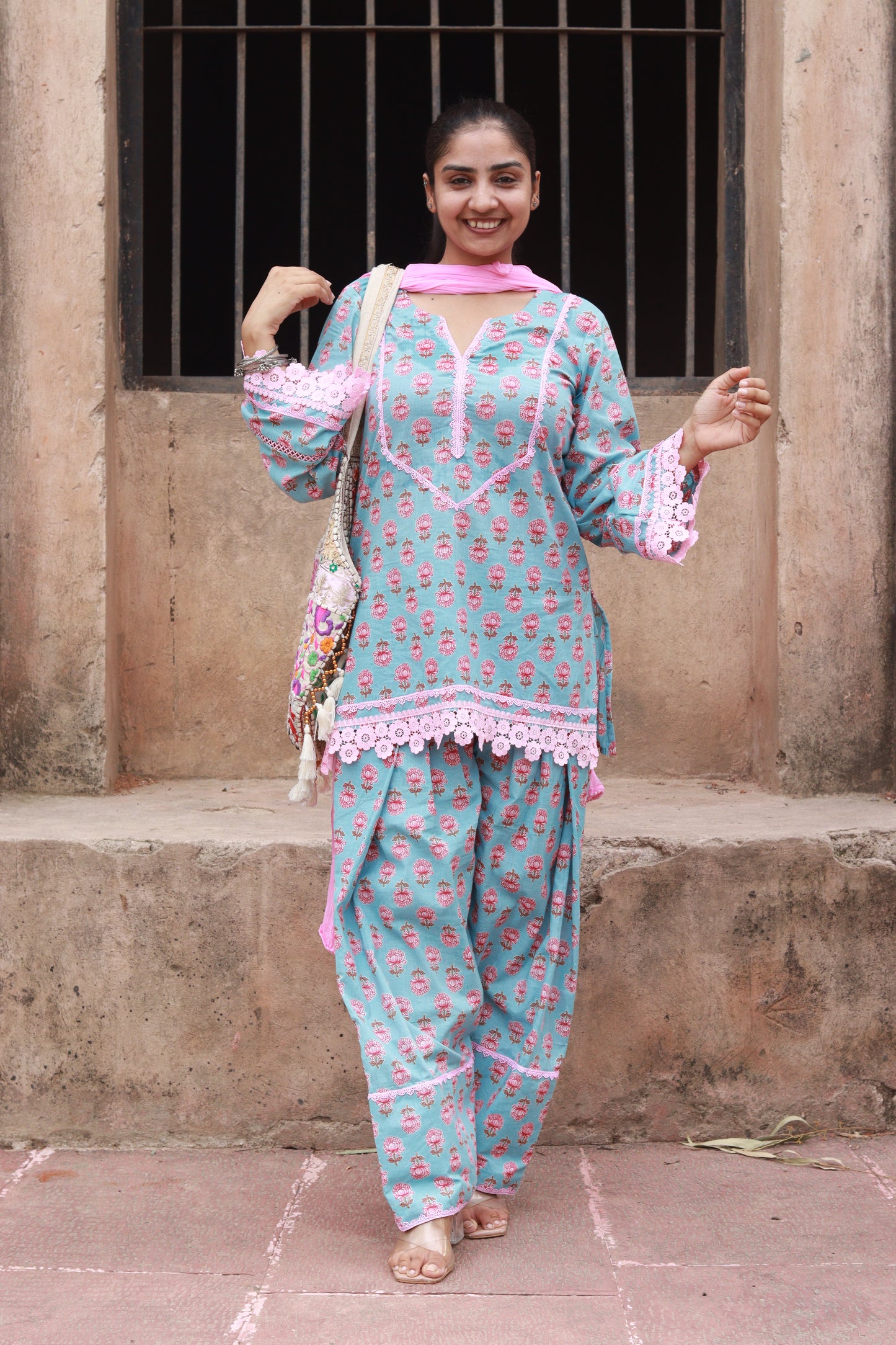 Blue kurta set