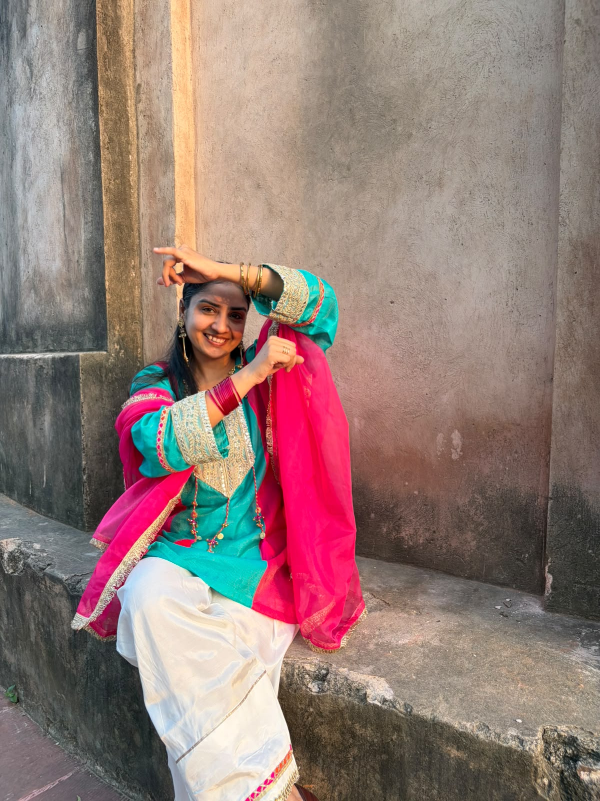Fiza farshi kurta set